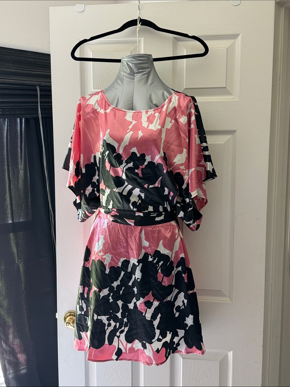 BCBGMaxAzria Pink/Black Dress